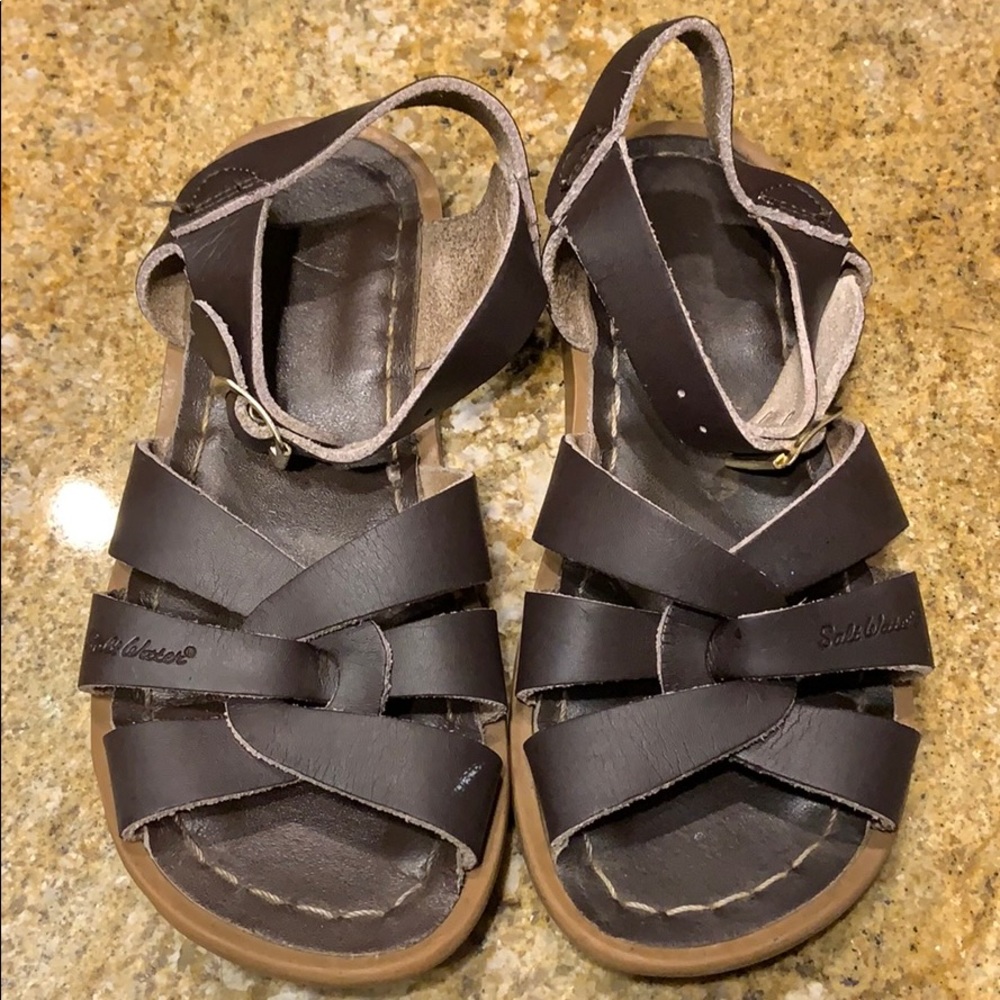 Saltwater Sandal dark brown